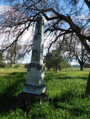 [Picture of Thomas and Janet Lane grave]